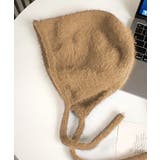 ブラウン | カラバリ豊富・シャギー フライトニットキャップ | ad thie