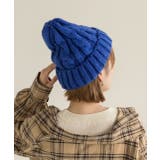 カラフル ケーブル編みニット帽 | ad thie | 詳細画像11 