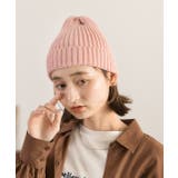 ピンク | カラバリ豊富 リブ編みニット帽 | ad thie