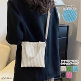 コーデュロイ・スクエア ミニショルダーバッグ | ad thie | 詳細画像1 