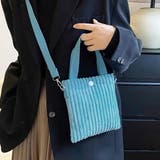 コーデュロイ・スクエア ミニショルダーバッグ | ad thie | 詳細画像11 