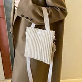 コーデュロイ・スクエア ミニショルダーバッグ | ad thie | 詳細画像2 