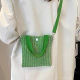 コーデュロイ・スクエア ミニショルダーバッグ | ad thie | 詳細画像3 