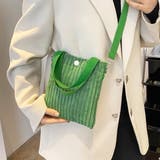 コーデュロイ・スクエア ミニショルダーバッグ | ad thie | 詳細画像4 