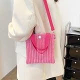 コーデュロイ・スクエア ミニショルダーバッグ | ad thie | 詳細画像6 