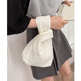 ワンハンドル エンボスミニバッグ | ad thie | 詳細画像2