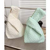 ワンハンドル エンボスミニバッグ | ad thie | 詳細画像5