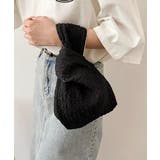 ワンハンドル エンボスミニバッグ | ad thie | 詳細画像7