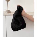 ワンハンドル エンボスミニバッグ | ad thie | 詳細画像8