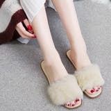 ふわふわ・カラフル ファーサンダル | ad thie | 詳細画像15 