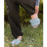 ふわふわ・カラフル ファーサンダル | ad thie | 詳細画像2 