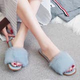 ふわふわ・カラフル ファーサンダル | ad thie | 詳細画像5 