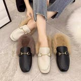 ビット付き・ファー ローファー | ad thie | 詳細画像12 