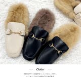 ビット付き・ファー ローファー | ad thie | 詳細画像14 