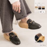 ビット付き・ファー ローファー | ad thie | 詳細画像1 