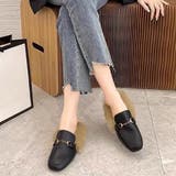 ビット付き・ファー ローファー | ad thie | 詳細画像6 