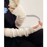 リブ編みニット アームウォーマー | ad thie | 詳細画像4 