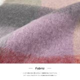 ふんわり起毛 チェック柄マフラー | ad thie | 詳細画像14 