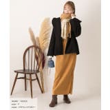 ふんわり起毛  配色切り替えマフラー | ad thie | 詳細画像4 