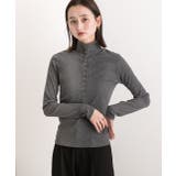 釦デザイン ニットプルオーバー | ad thie | 詳細画像16