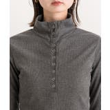 釦デザイン ニットプルオーバー | ad thie | 詳細画像18