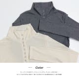 釦デザイン ニットプルオーバー | ad thie | 詳細画像19