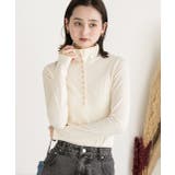 釦デザイン ニットプルオーバー | ad thie | 詳細画像5