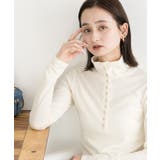 釦デザイン ニットプルオーバー | ad thie | 詳細画像7