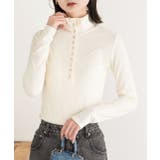 釦デザイン ニットプルオーバー | ad thie | 詳細画像9