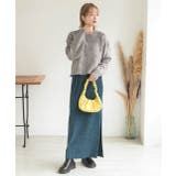 ドット柄・クルーネック ショート丈ニット | ad thie | 詳細画像11 