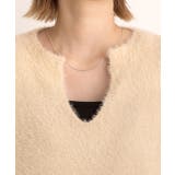 キーネック・ふんわり シャギーニット | ad thie | 詳細画像14 