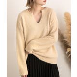 キーネック・ふんわり シャギーニット | ad thie | 詳細画像17 