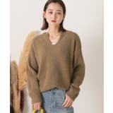 キーネック・ふんわり シャギーニット | ad thie | 詳細画像19 