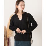 キーネック・ふんわり シャギーニット | ad thie | 詳細画像25 