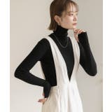 サムホールデザイン ベーシックハイネックニット | ad thie | 詳細画像16 