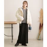 ゆったり・クルーネック 配色ラインデザインニット | ad thie | 詳細画像13 