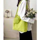 ミニポーチ付き コーデュロイトートバッグ | ad thie | 詳細画像12 