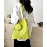 ミニポーチ付き コーデュロイトートバッグ | ad thie | 詳細画像13 