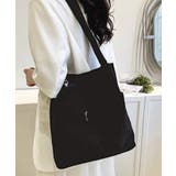 ミニポーチ付き コーデュロイトートバッグ | ad thie | 詳細画像3 