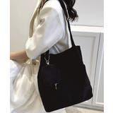 ミニポーチ付き コーデュロイトートバッグ | ad thie | 詳細画像5 