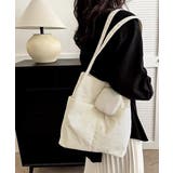 ミニポーチ付き コーデュロイトートバッグ | ad thie | 詳細画像7 