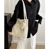 ミニポーチ付き コーデュロイトートバッグ | ad thie | 詳細画像8 