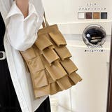 エコレザー フリルトートバッグ | ad thie | 詳細画像1