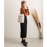 エコレザー フリルトートバッグ | ad thie | 詳細画像10