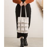 エコレザー フリルトートバッグ | ad thie | 詳細画像11