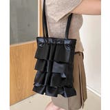 エコレザー フリルトートバッグ | ad thie | 詳細画像16