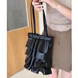 エコレザー フリルトートバッグ | ad thie | 詳細画像17