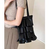 エコレザー フリルトートバッグ | ad thie | 詳細画像19