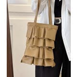 エコレザー フリルトートバッグ | ad thie | 詳細画像2