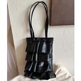 エコレザー フリルトートバッグ | ad thie | 詳細画像22